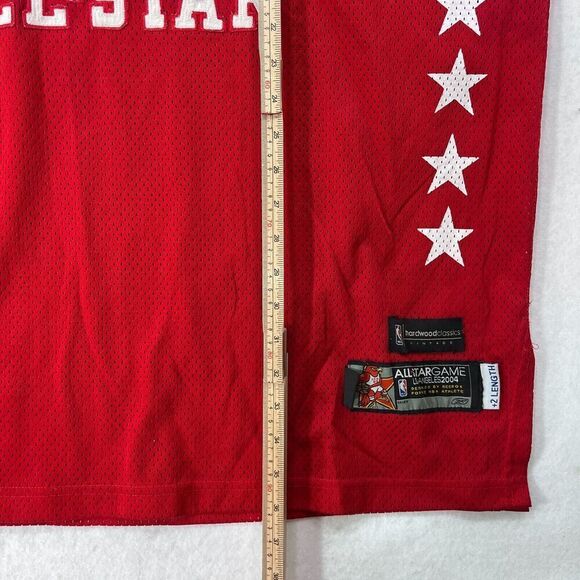 Vtg Steve Francis Jersey 60 Red All Star LA 2004 #14 Reebok For NBA Athlete +2 L - Picture 9 of 12